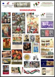 Icone celebrative dell'Unità d'Italia e della sua storia contemporanea